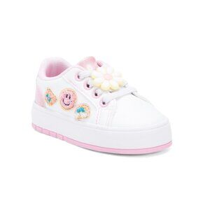 CYNTHIA ROWLEY Pink Novelty Patch Sneakers (Toddler)